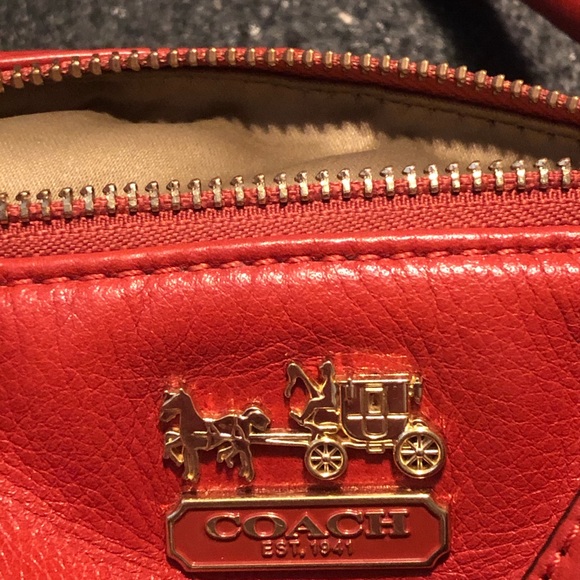 Authentic Supple Leather COACH purse - Picture 7 of 9